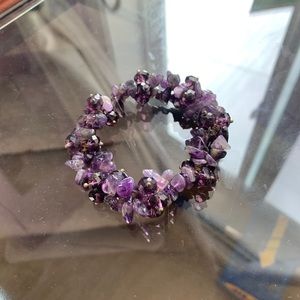 chunky purple bracelet